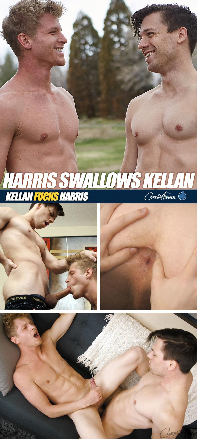 Harris Swallows Kellan (Bareback) at CorbinFisher
