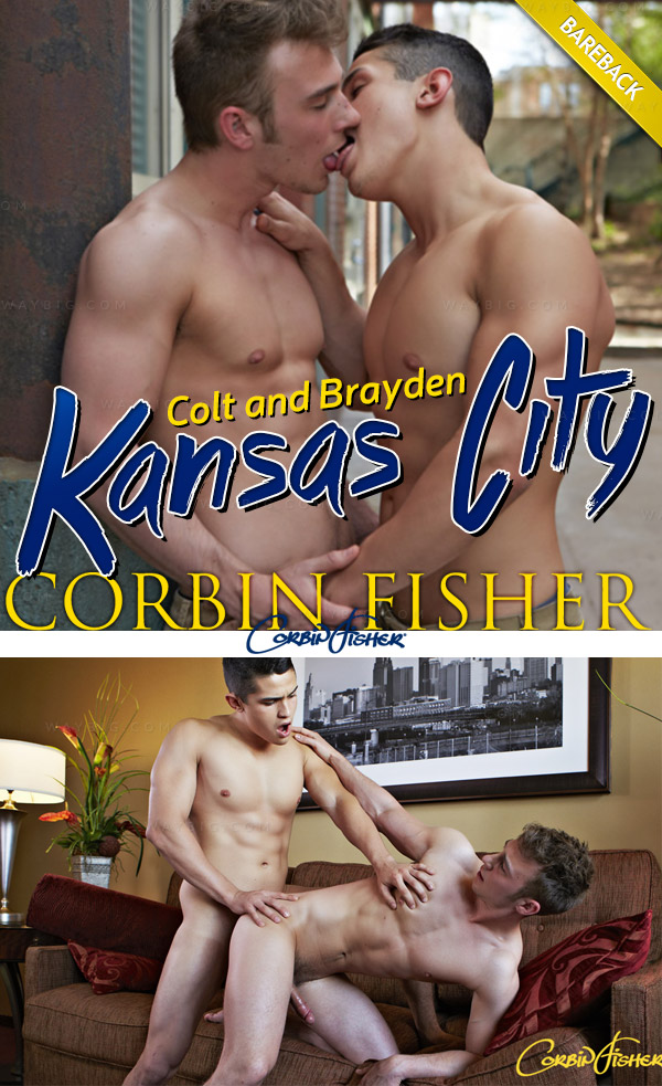 Kansas City: Colt & Brayden's Bareback Flip-Fuck at CorbinFisher
