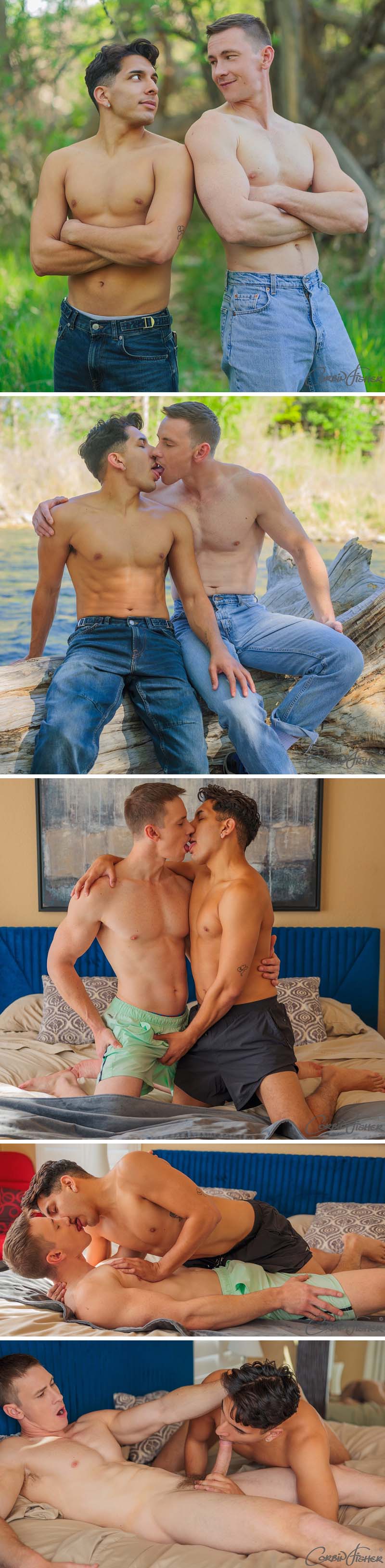 Matteo Gold Feeds Rocky Tate at Corbin Fisher