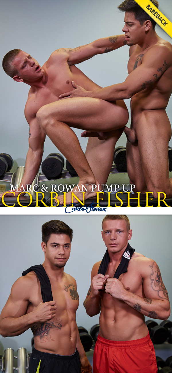 Marc & Rowan Pump Up (Bareback) at CorbinFisher