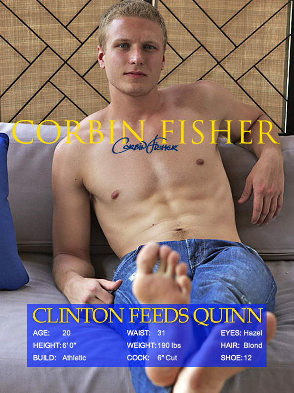 Clinton Feeds Quinn at CorbinFisher