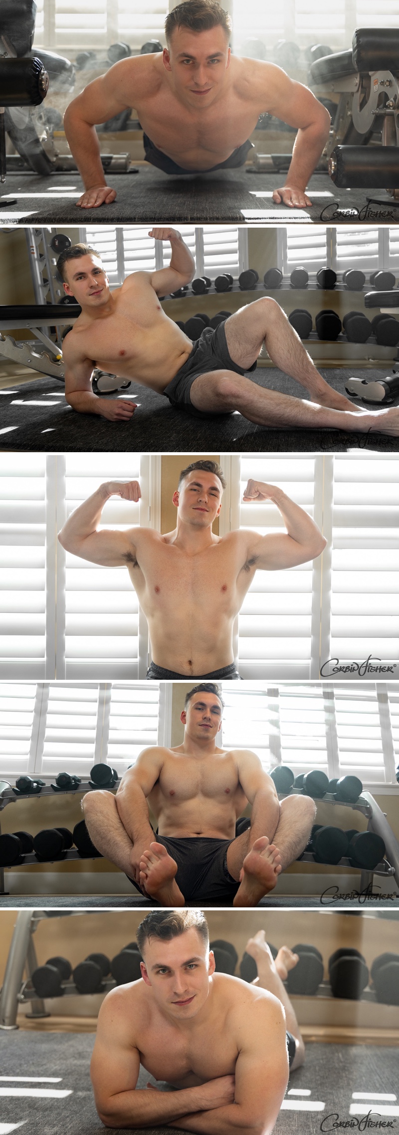 Chris Shows Off at Corbin Fisher