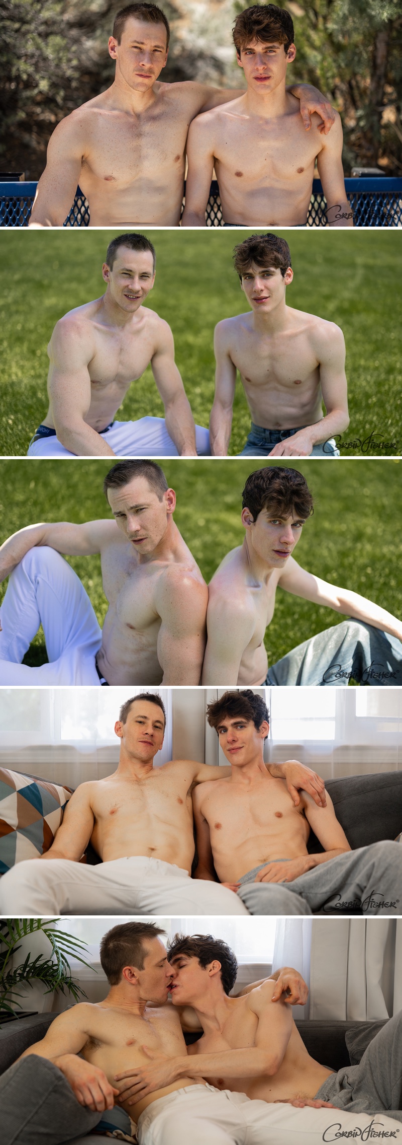 Ander Get Showered by Rocky Tate at Corbin Fisher
