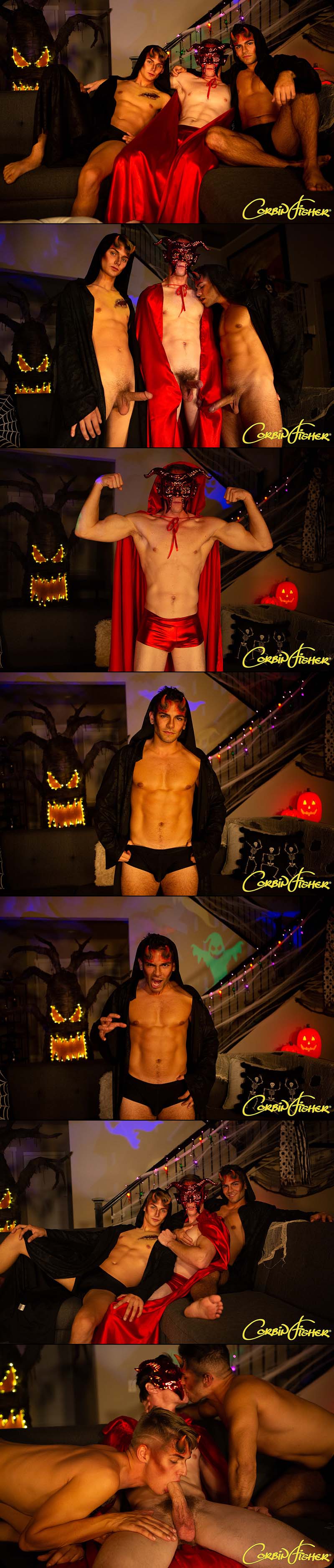 The Devil Wears Nada (Rocky Returns Gets Tag-Teamed by Roman and Kyler) at CorbinFisher