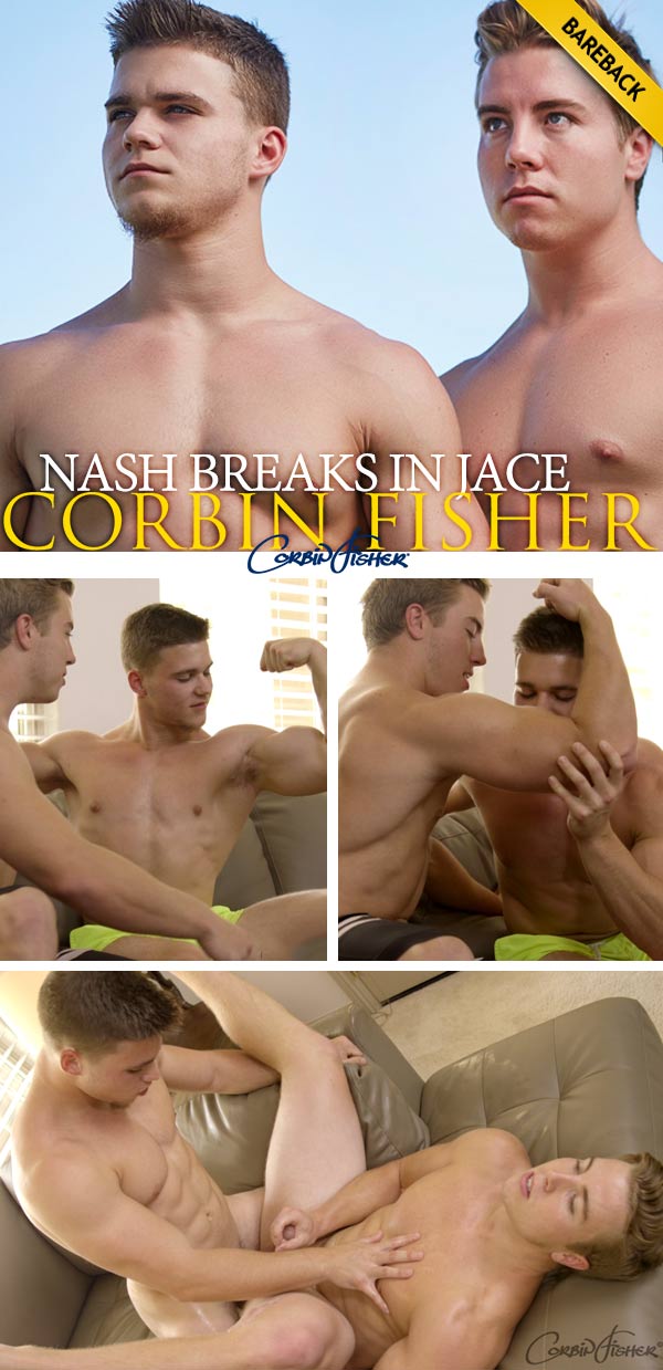 Nash Breaks In Jace (Bareback) at CorbinFisher
