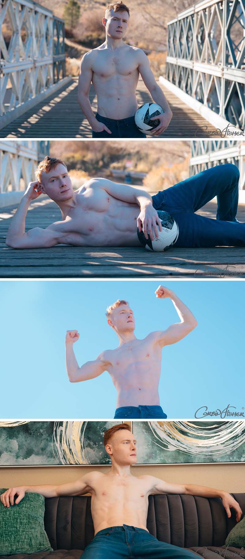 Redheaded RORY Makes His Solo Debut at CorbinFisher