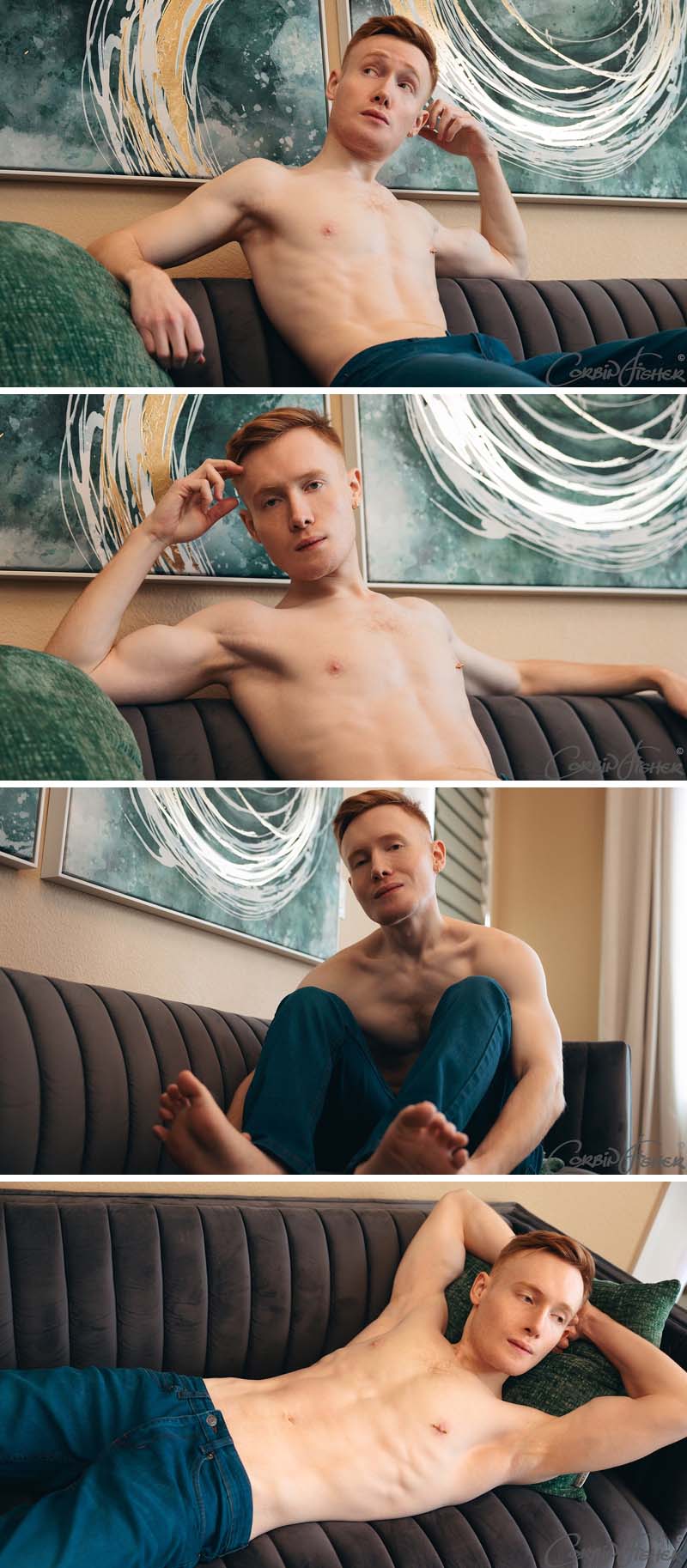 Redheaded RORY Makes His Solo Debut at CorbinFisher