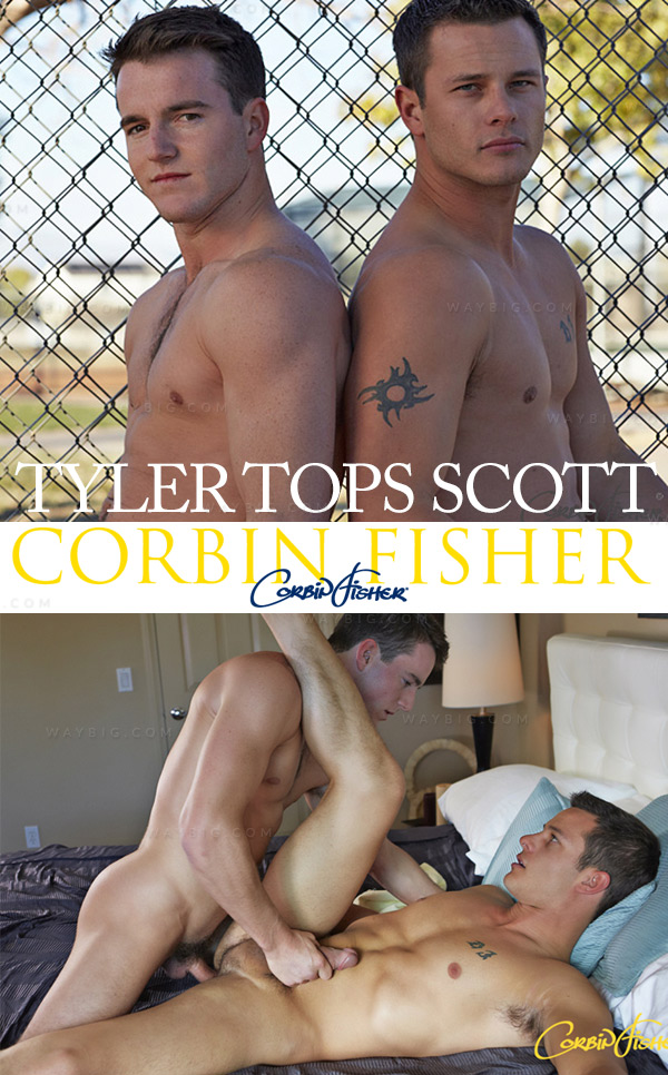 Tyler Tops Scott (Bareback) at CorbinFisher
