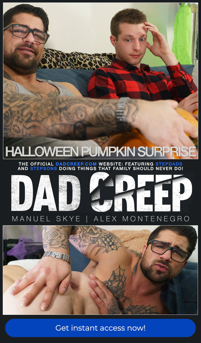 Halloween Pumpkin Surprise (Ryan Bones Fucks Benjamin Blue) at Dad Creep
