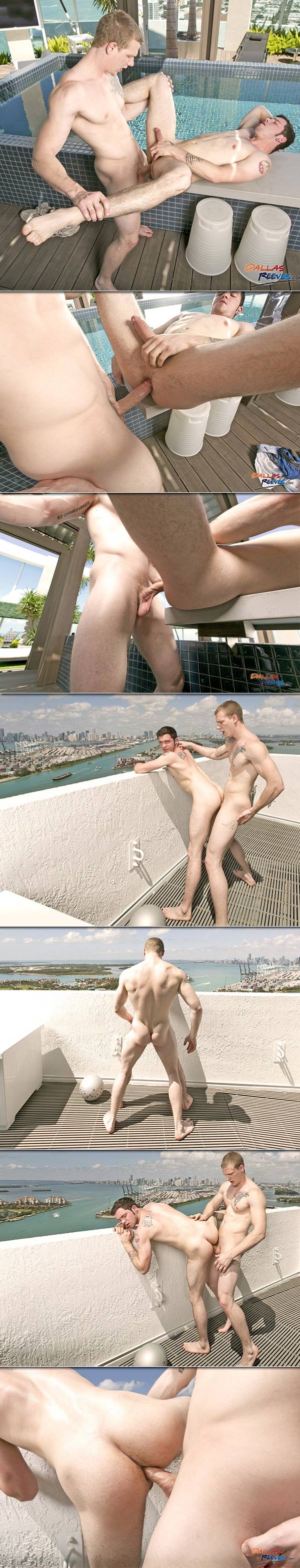 Johnny Forza & Robbie Rivers (Bareback Penthouse Pool Fuck) at DallasReeves.com