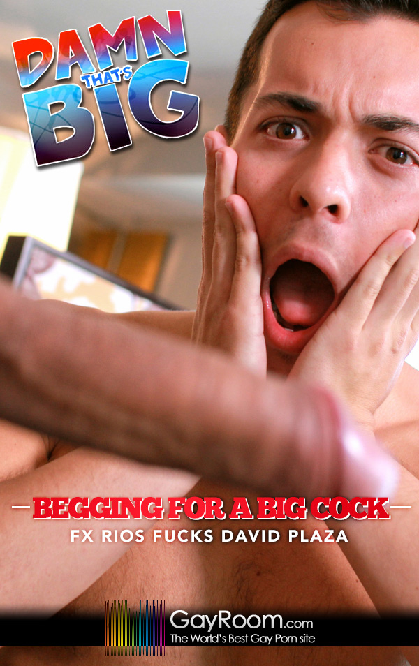 Begging For A Big Cock (FX Rios Fucks David Plaza) at GayRoom