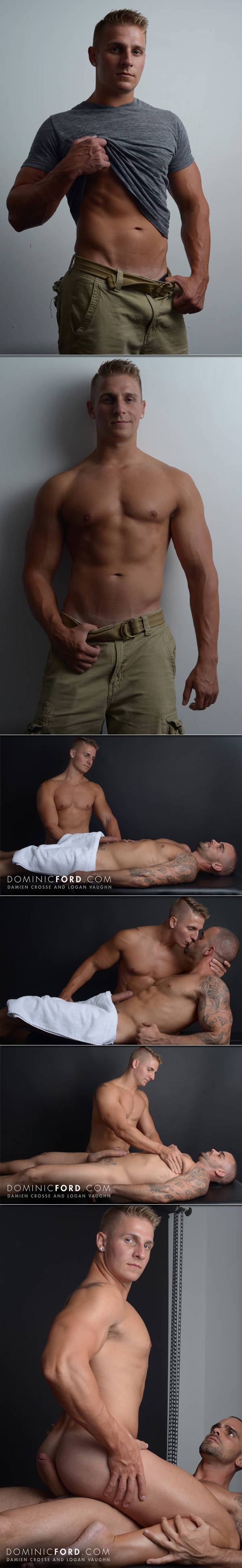 Damien Crosse & Logan Vaughn: Massage Fuck at DominicFord.com