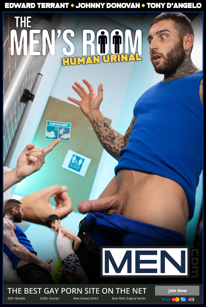 The Men’s Room: Human Urinal (Edward Terrant, Johnny Donovan and Tony D'Angelo) at MEN.com