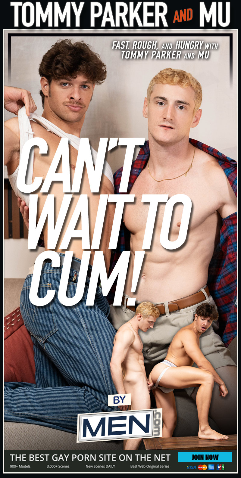 Tommy Parker Fucks Mu Until He Breaks in 'Can't Wait To Cum!' at MEN.com