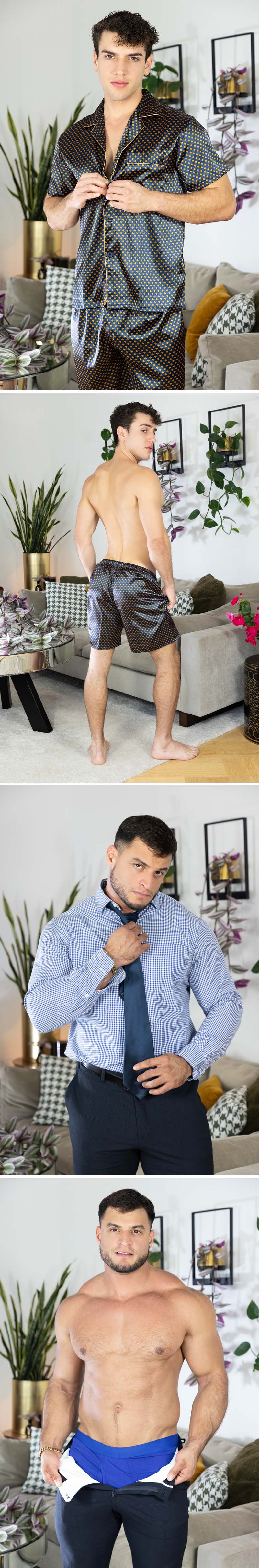 Channing Flynn and Axel Rockham Busted by Oliver Carter in 'Caught 'N Cock Hungry' at MEN.com