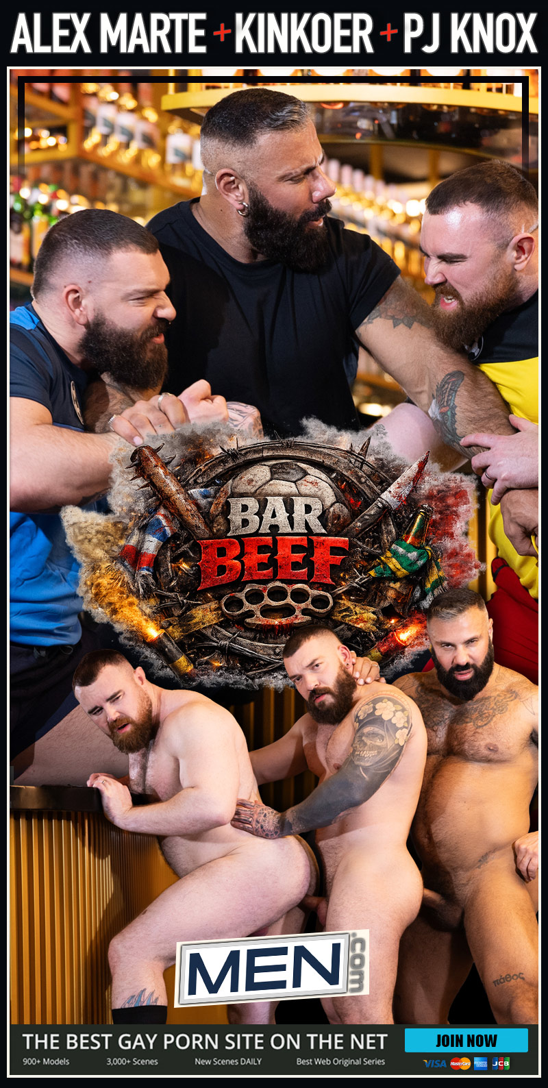 Kinkoer and PJ Knox Turn a Soccer Bar Beef Into a Three-Way With Alex Marte at MEN.com