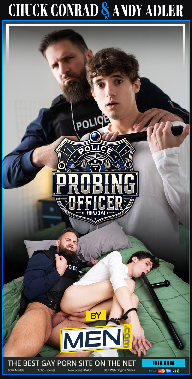Probing Officer (Chuck Conrad Fucks Andy Adler) at MEN.com
