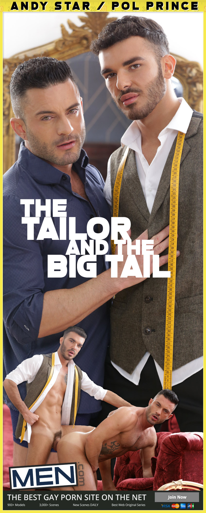 The Tailor and the Big Tail (Andy Star Bottoms For Pol Prince) at MEN.com