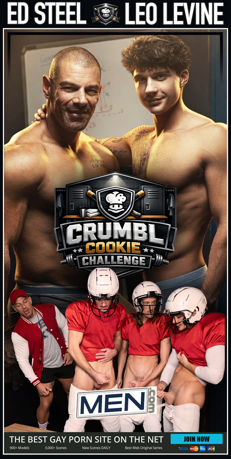 Leo Levine Tops Coach Ed Steel in 'Crumbl Cookie Challenge' at MEN.com