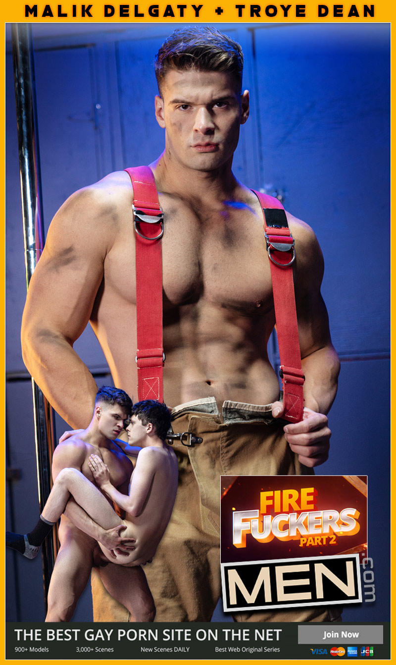 Fire Fuckers, Part 2 (Firefighter Malik Delgaty Tops Troye Dean) at MEN.com
