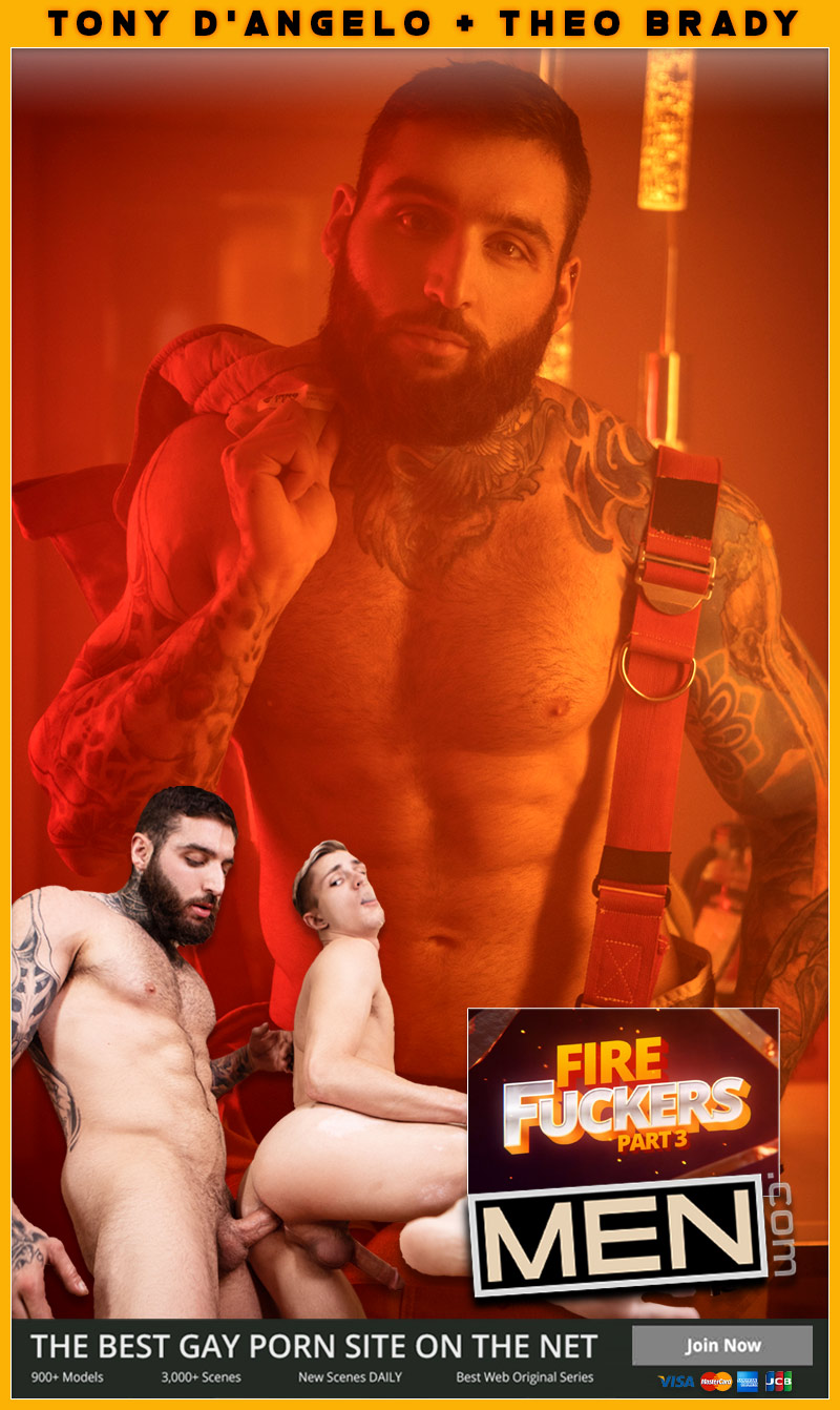 Fire Fuckers, Part 3 (Burly Firefighter Tony D'Angelo Fucks Theo Brady) at MEN.com