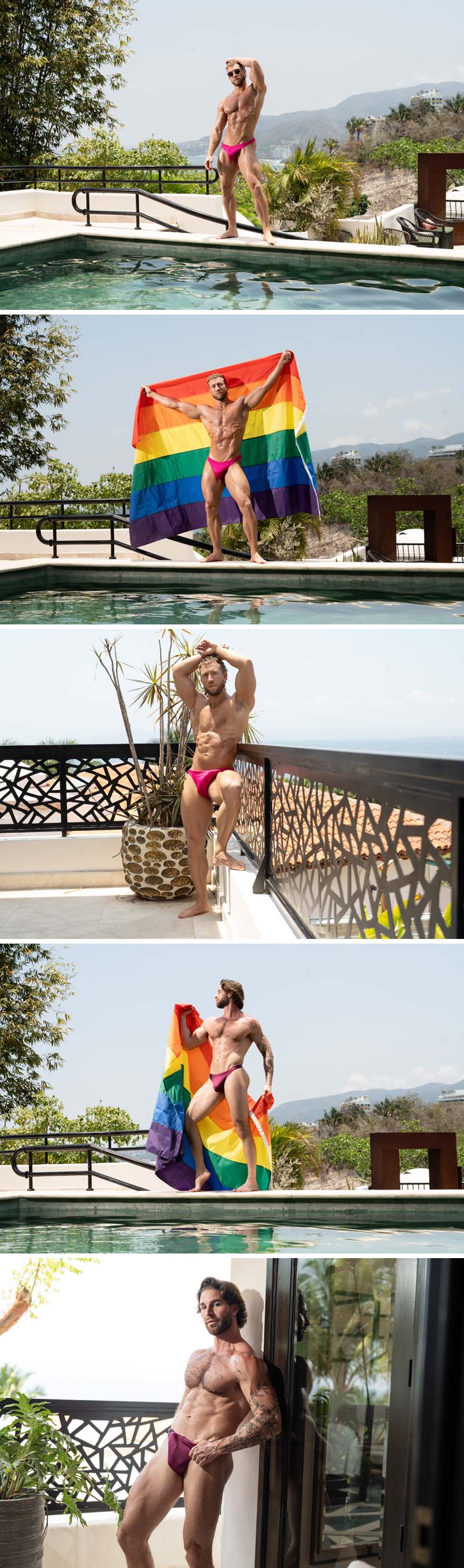 Hunter Mason, CurvedKing & Duke Dares Celebrate 'Pride In Paradise' at MEN.com