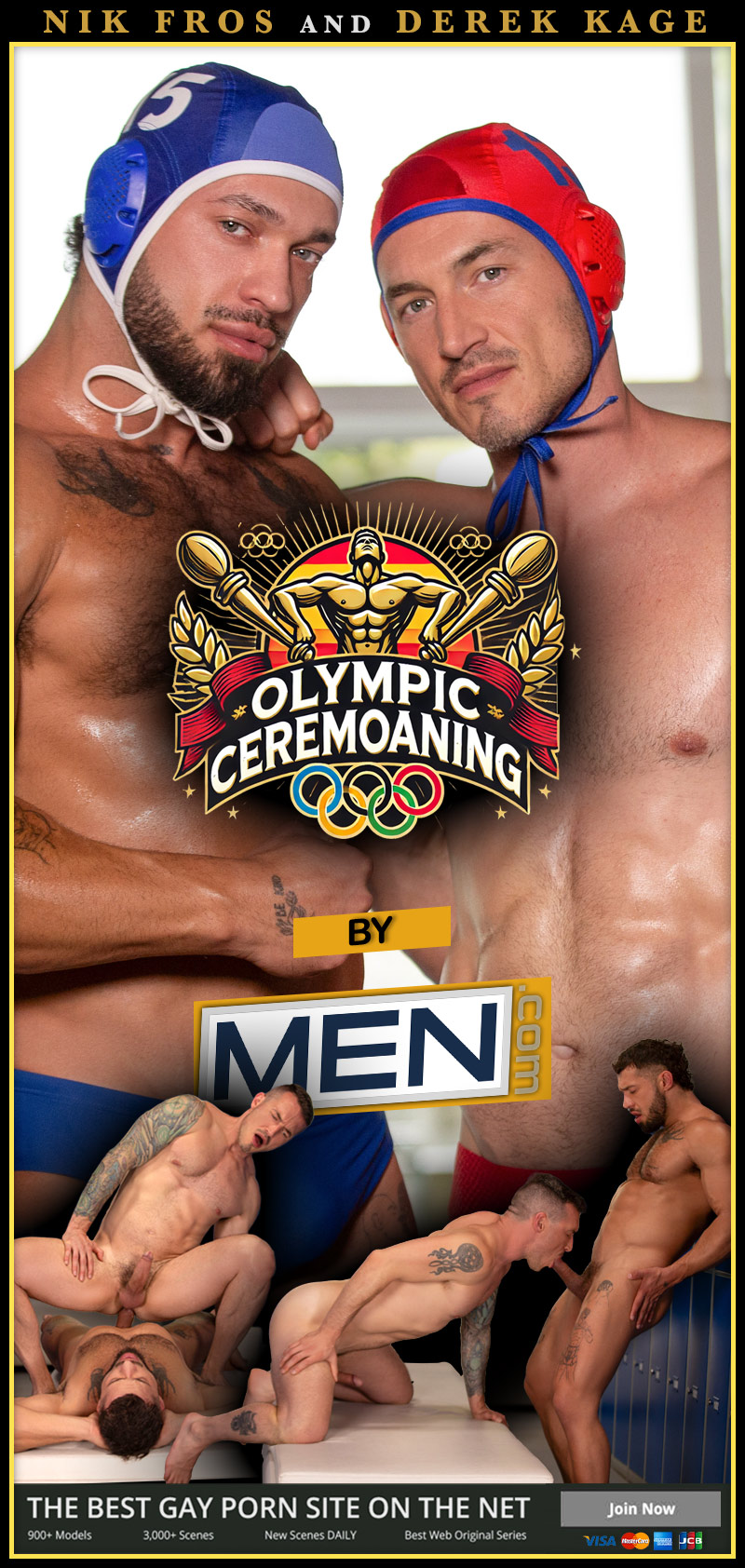 Olympic CereMOANing Part 1 (Nik Fros Tops Derek Kage) at MEN.com