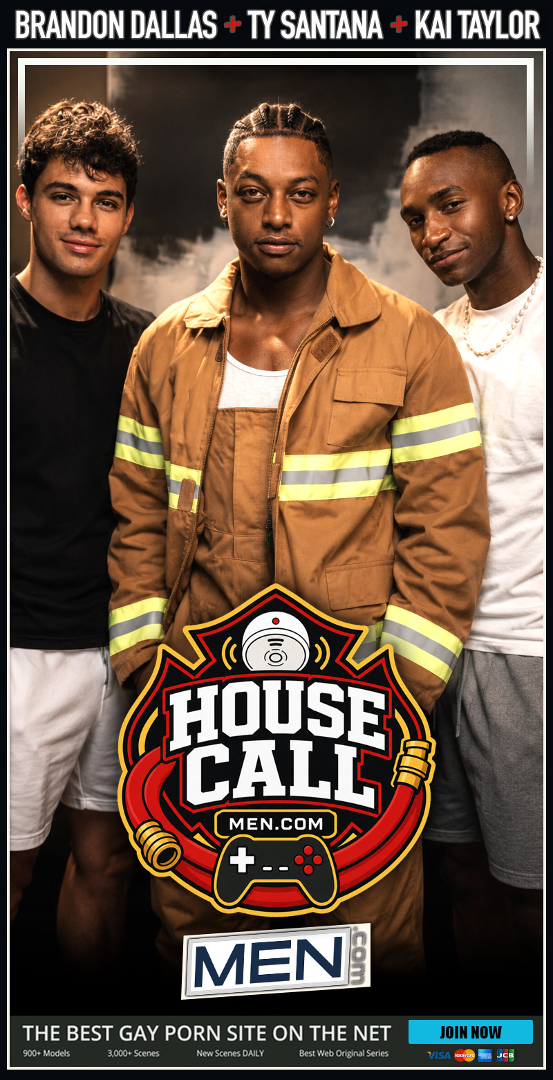 Firefighter Ty Santana Joins Brandon Dallas and Kai Taylor in 'House Call' at MEN.com
