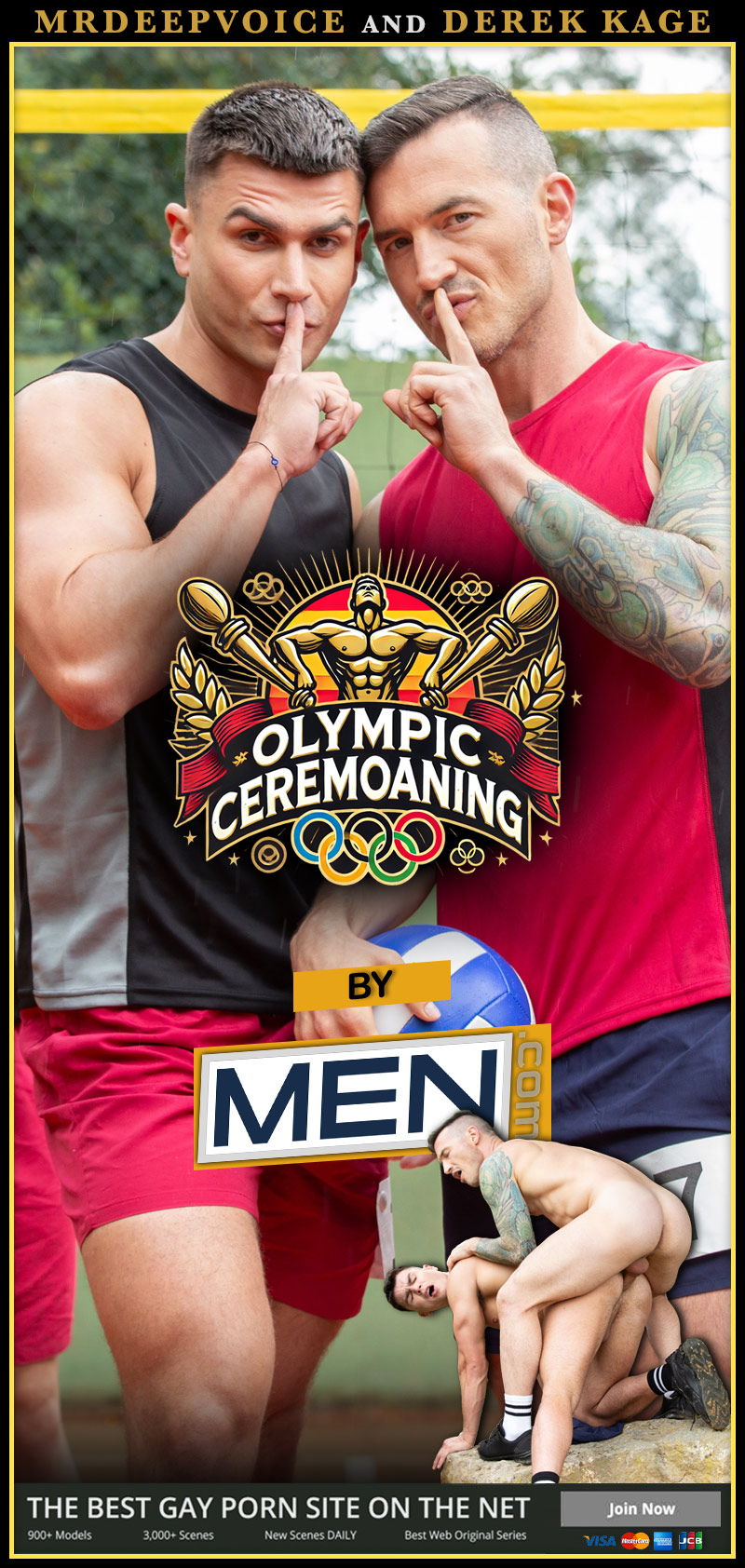 Olympic CereMOANing: Part 2 (Derek Kage Fucks MrDeepVoice) at MEN.com