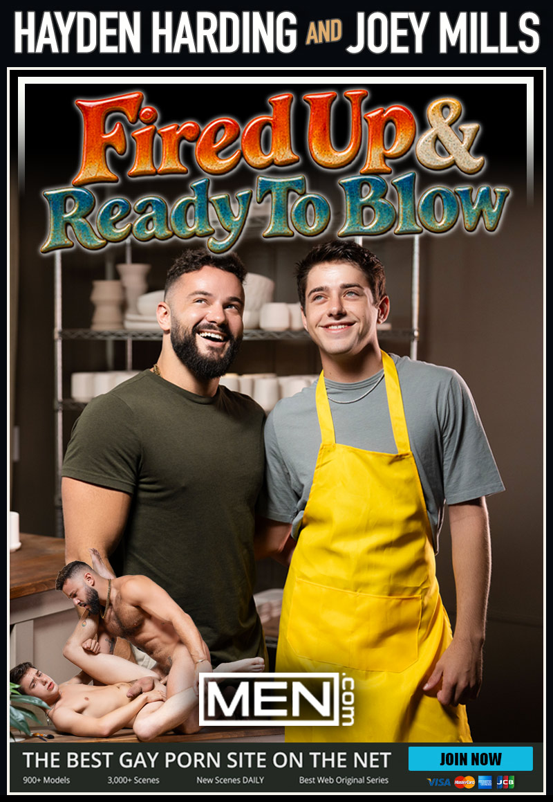 Joey Mills and Hayden Harding Heat Up the Ceramics Studio in 'Fired Up & Ready To Blow' at MEN.com