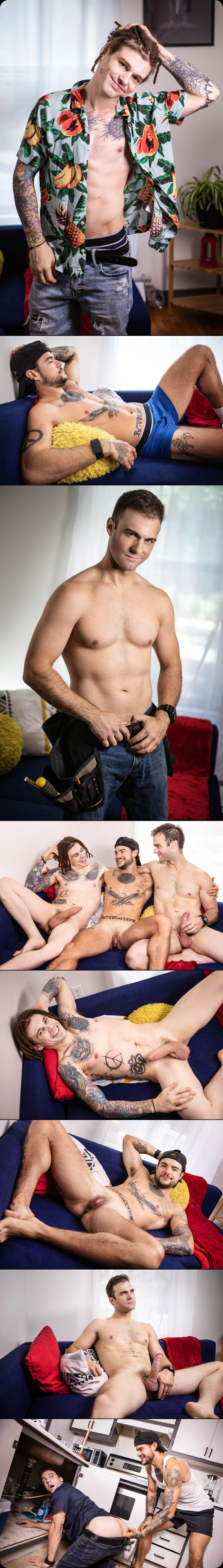 Double-Dip That Dick (FTM Porn Star Tommy Tanner Tag-Teamed By Gabriel Clark and Sunny D) at MEN.com