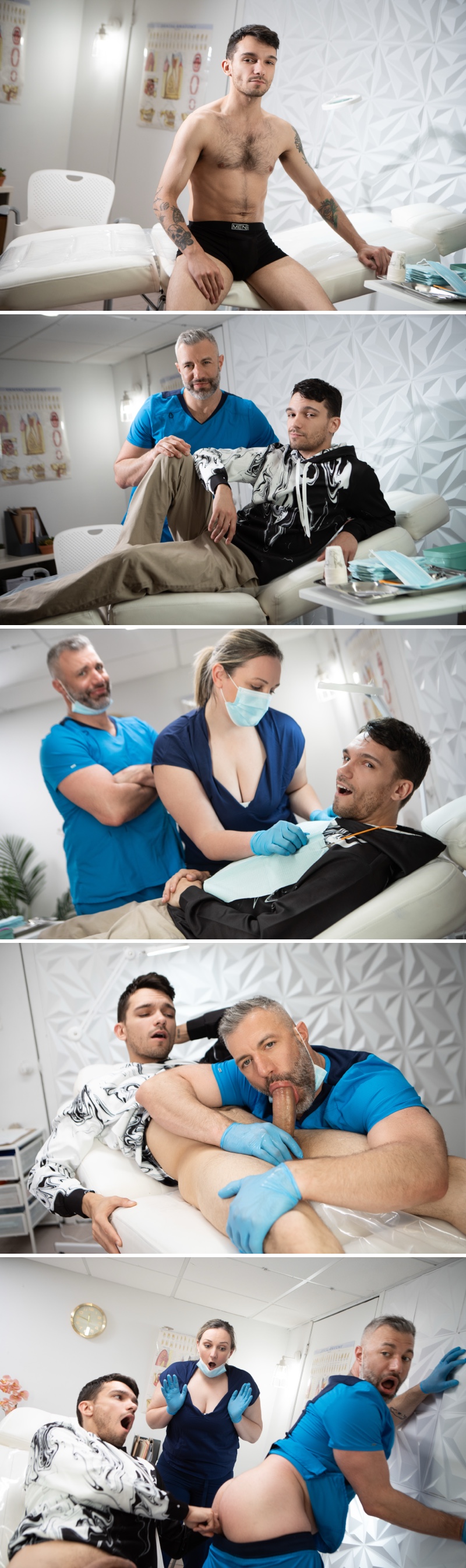 Jack Desfeux Gives Dentist Cole Connor a Thorough Drilling in 'Filling His Cavity' at MEN.com
