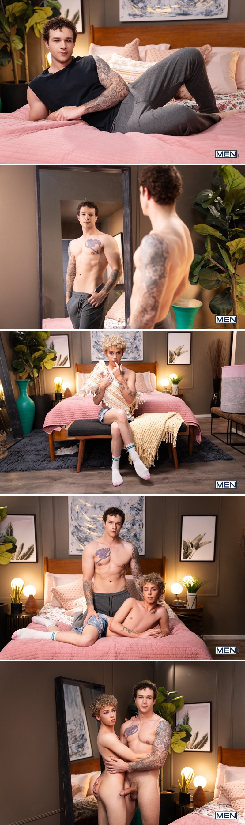 Curious Bro Jayden Marcos' First Femboy Experience with Roommate Vincent Revero at MEN.com