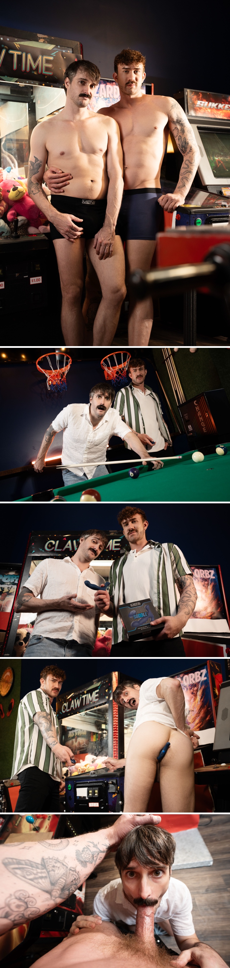MEN.com: Evan Jordie Controls Seb Leblan in 'Arcade After Dark'