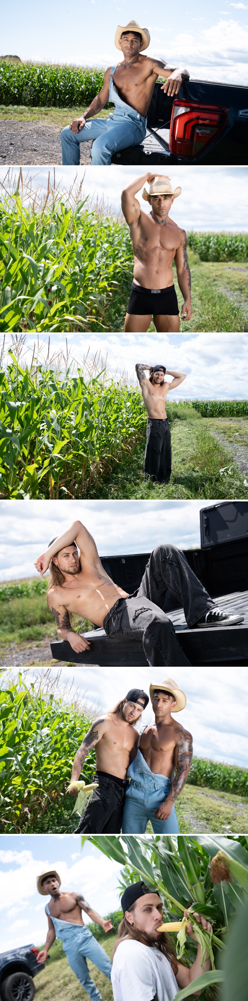 Alexey Knox Gets Cornholed by Kenzo Alvarez in 'Corn on the Slob' at MEN.com