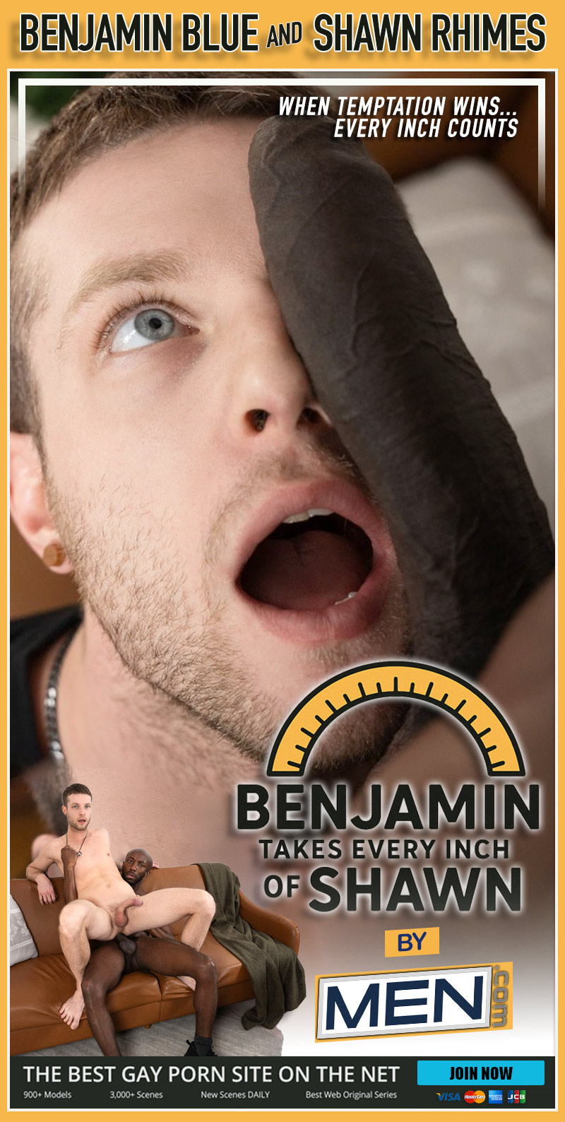 Benjamin Blue Takes Every Inch of Shawn Rhimes at MEN.com