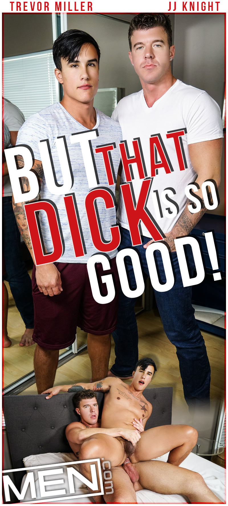 But That Dick Is So Good! (JJ Knight Fucks Trevor Miller) at Drill My Hole