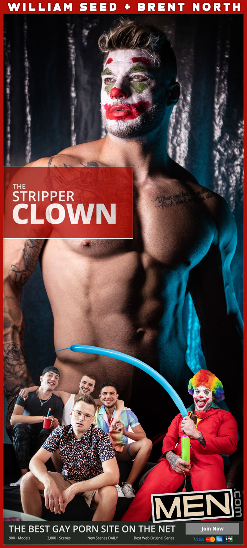 The Stripper Clown - William Seed and Brent North Cover