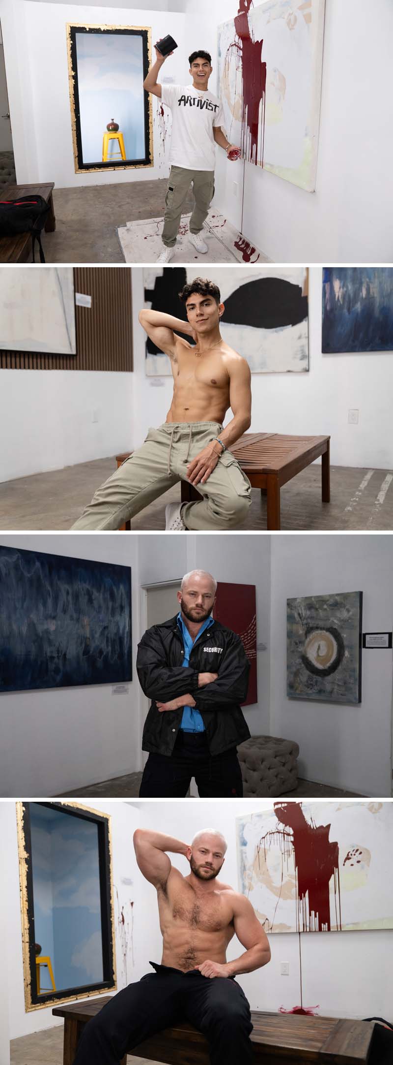 CUM QUIETLY (Alfonso Osnaya Gets Fucked Hard by River North) at MEN.com