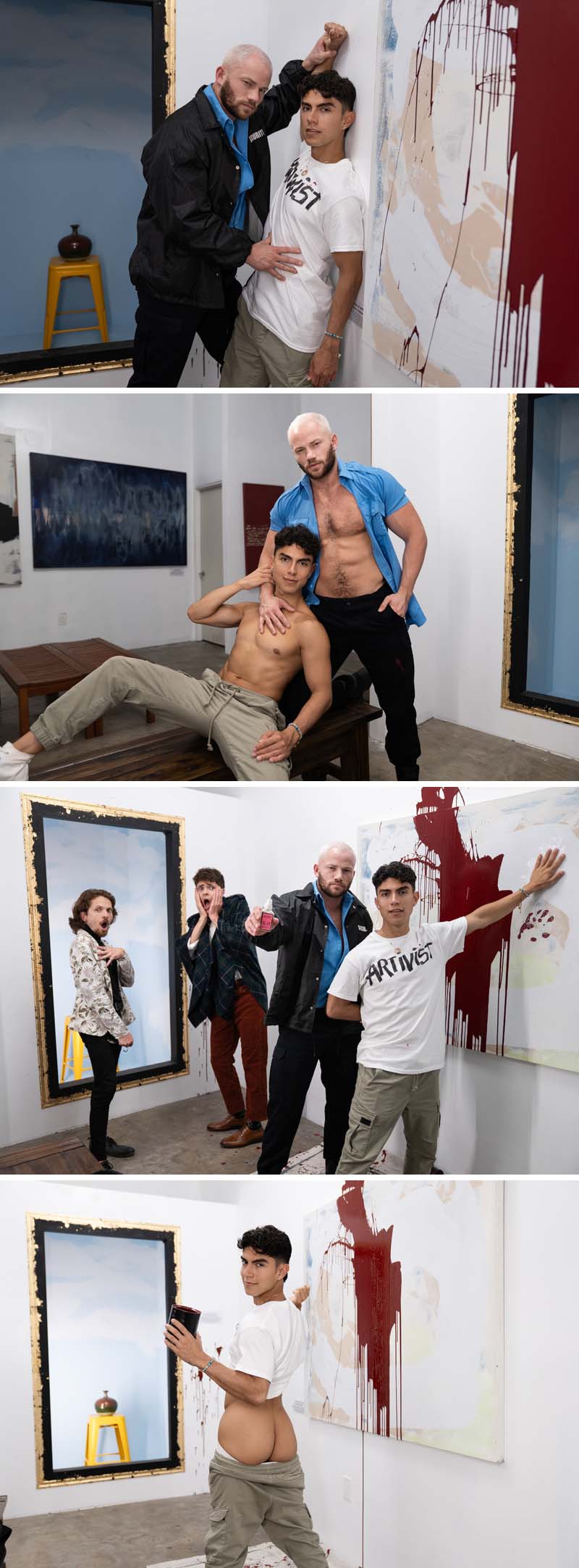 CUM QUIETLY (Alfonso Osnaya Gets Fucked Hard by River North) at MEN.com