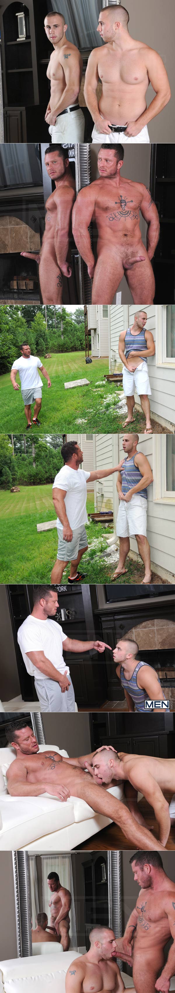 Spying on the Neighbor (Atticus Benson & Charlie Harding) at Drill My Hole