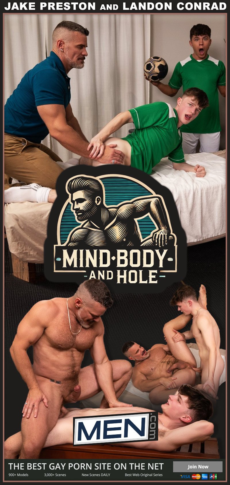 Mind, Body and Hole (Jake Preston Fucks Landon Conrad) at MEN.com