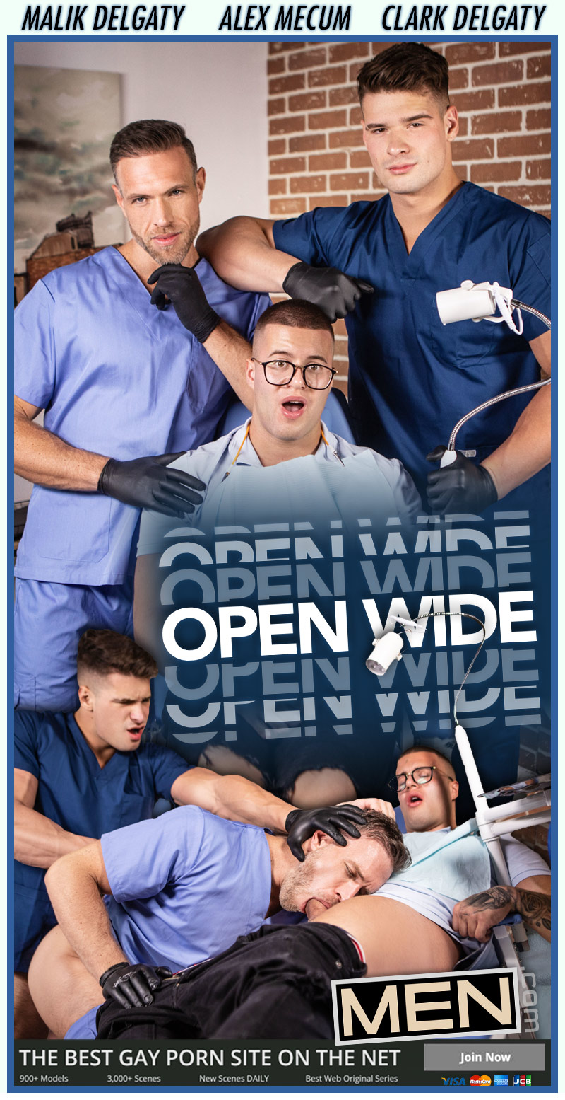 Open Wide (Malik Delgaty and Clark Delgaty Tag-Team Dental Assistant Alex Mecum) at MEN.com