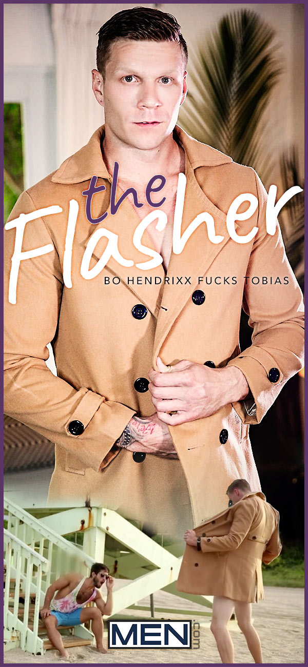 Men Flashing Porn - Bo Hendrixx Fucks Tobias in 'The Flasher' at Men.com - WAYBIG