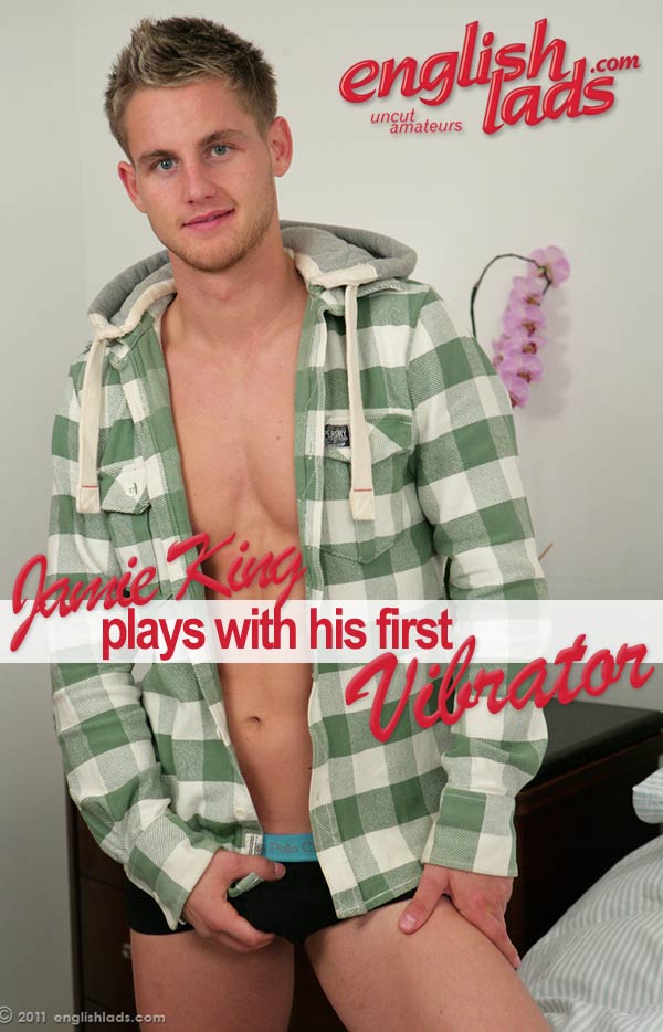 Jamie King (Plays With His First Vibrator) at EnglishLads