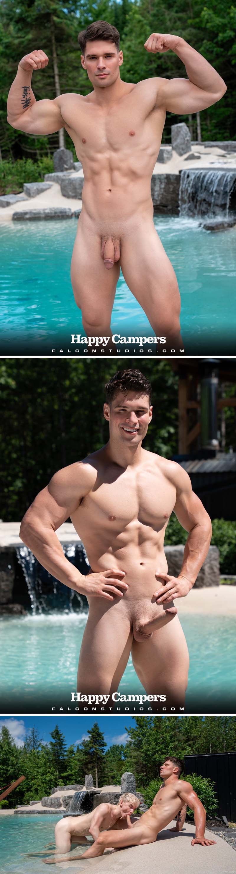 Malik Delgaty Tops Jake Lux in 'Happy Campers, Part 1' at FalconStudios