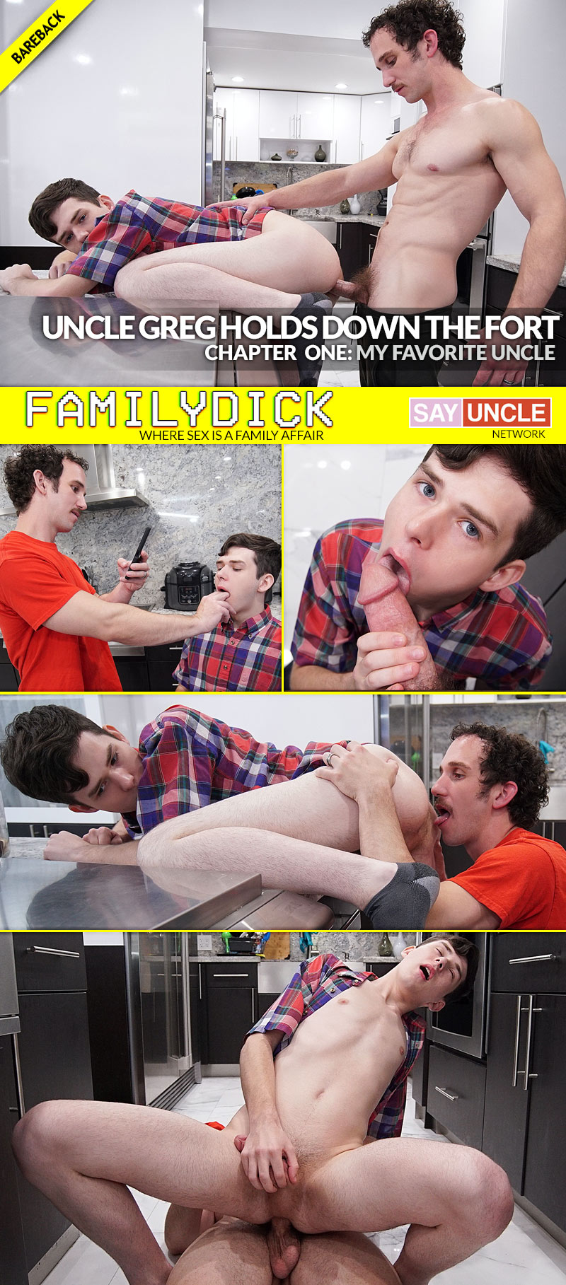 Uncle Greg Holds Down the Fort: My Favorite Uncle (Greg McKeon Fucks Dakota Lovell) at FamilyDick