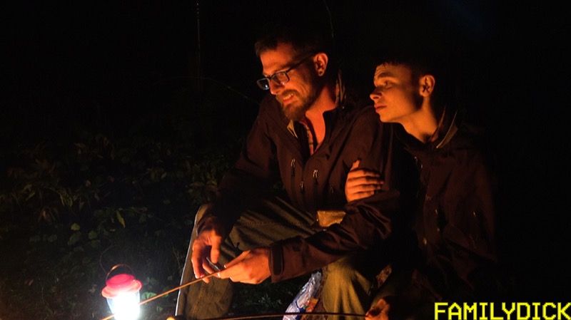Daddy's Little Boy Chapter 4: Camping Scaring Stories (Jacob Armstrong (Dad), Austin Armstrong (Son) at FamilyDick