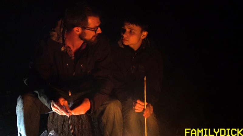 Daddy's Little Boy Chapter 4: Camping Scaring Stories (Jacob Armstrong (Dad), Austin Armstrong (Son) at FamilyDick