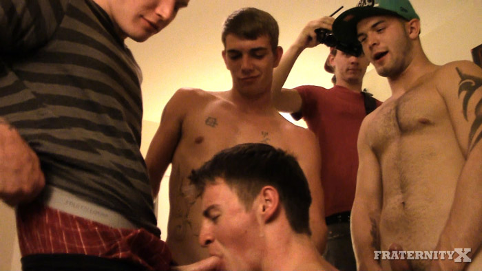 Plow His Ass, Bro (Bareback) it at FraternityX